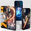 Anime Zenless Zone Zero Hülle für Xiaomi Redmi 10A 10C 9C 12C 9A 9i 10 12 9 Prime 9T K40 Pro Schwarze Weiche TPU Handyhülle
