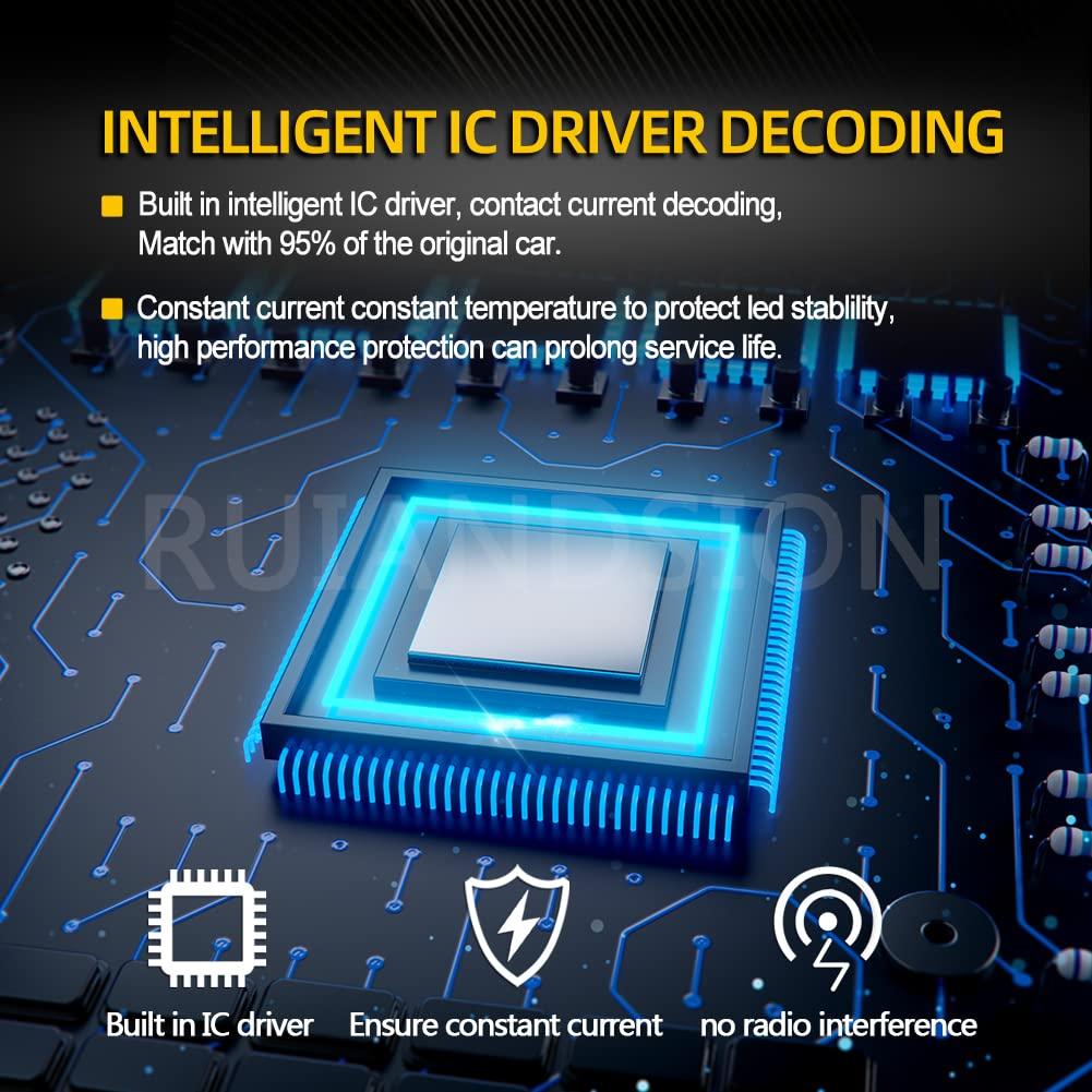 Ruiandsion T10 194 LED Bulb 6V White 168 2825 W5W