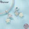BAMOER Glow In The Dark 925 Sterling Silver Magical Fairy Charm Fit Original Bracelet DIY 925 Bamoer Luminous Beads