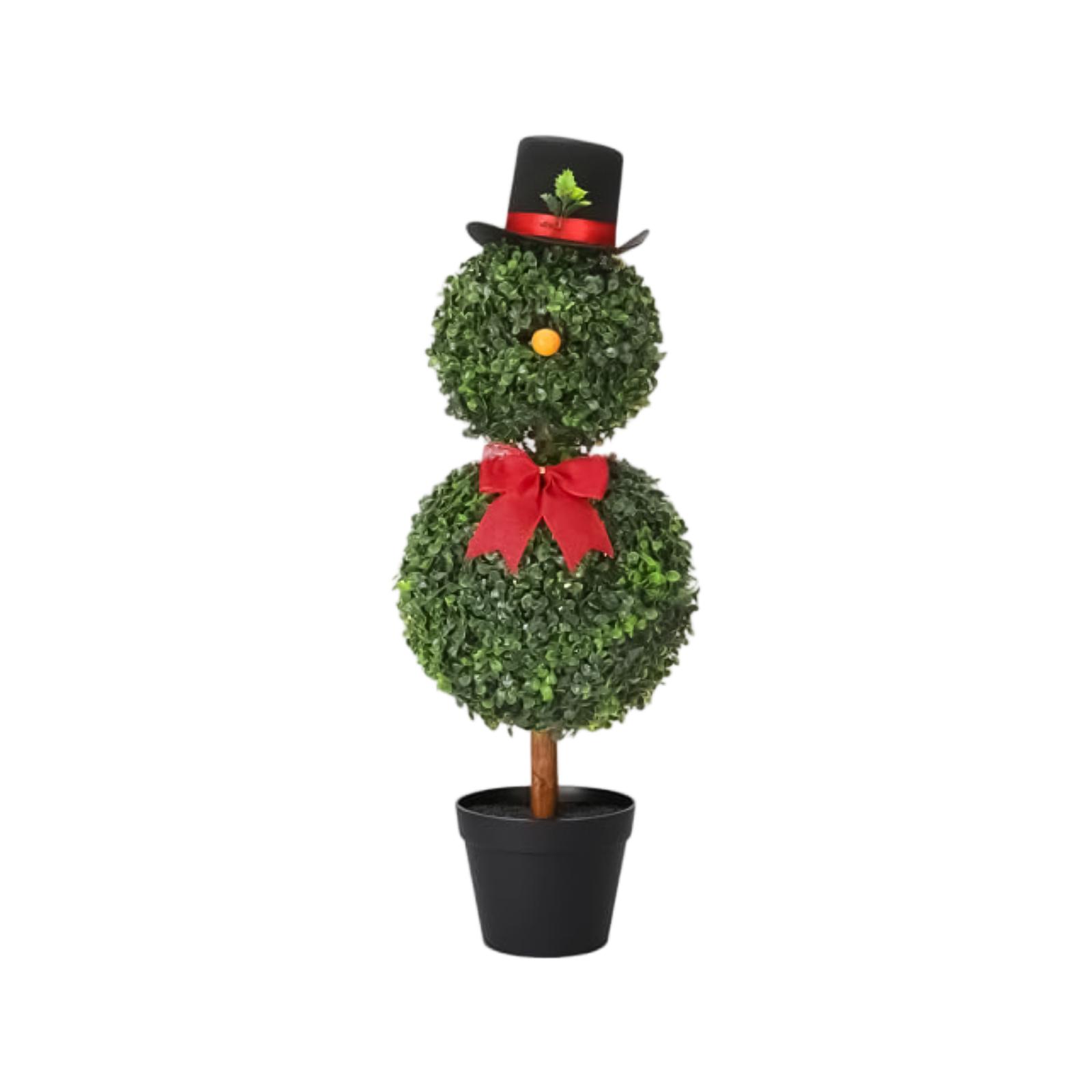 

Snowman Christmas Tree Ground Plug, Suitable For Bedroom Courtyard Garden Decoration One Size