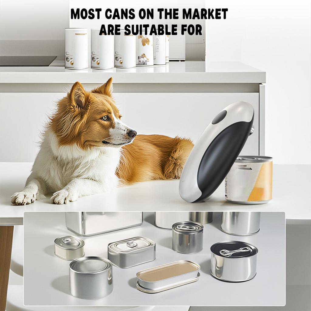 Rechargeable Electric Can Opener, One Safety Automatic Can Opener - Easy Smooth Edge Hands Free, Ideal For Seniors People With Weak Hands & Arthritis