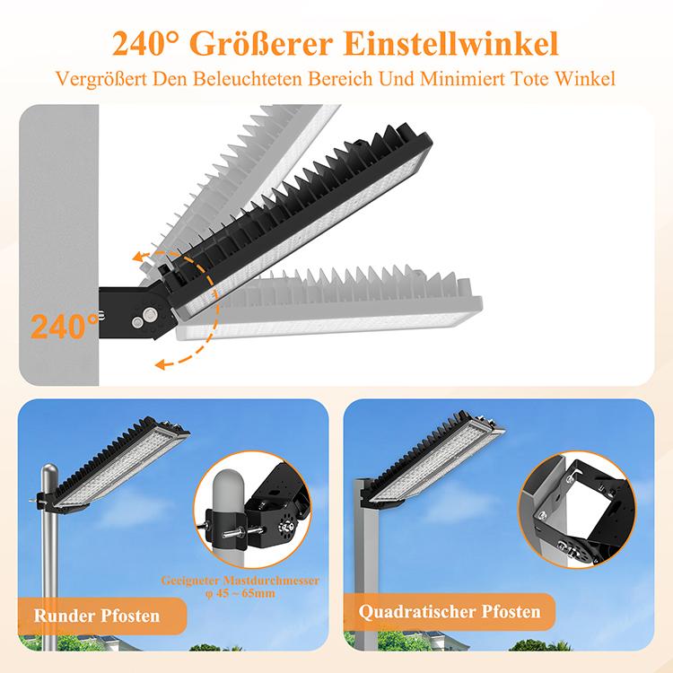 For Sale 200W Street Light with Charge Controller High Brightness Black Street Light IP67 Waterproof for Outdoor Lighting