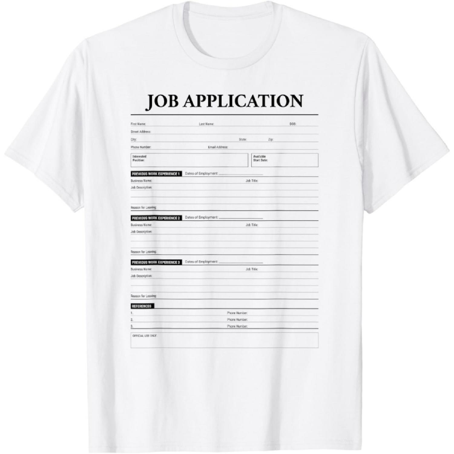 Форма Заявки на Работу Скример Для Костюма на Работу Футболка S