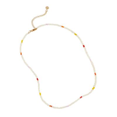 Color Mix Beads Necklace Nz1037