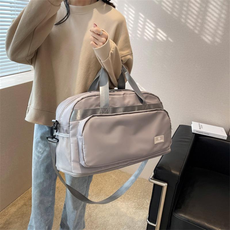 Short-distance Business Trip Oblique Span Travel Bag Portable Pull Rod Luggage Bag Large-capacity School Storage Bag