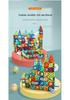 Magnetic Tube Building Blocks: Children's DIY Magnetic Track with Rolling Ball Slide for Educational Play