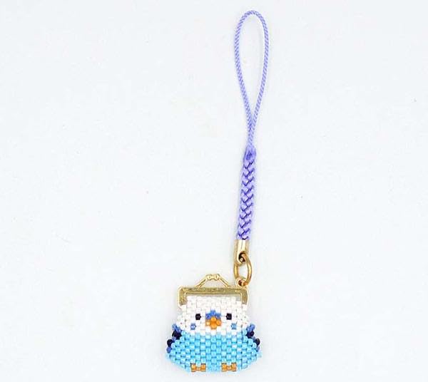 

Hobbix Бисер Киото Сумочка Птичка x 3см x Набор, Нэцкэ, Волнистый попугайчик, 2.5см 11см, PB-307