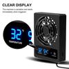Powerful Airflow Digital Display Cooling Fan Intelligent Ventilation Fan  Heat Dissipation