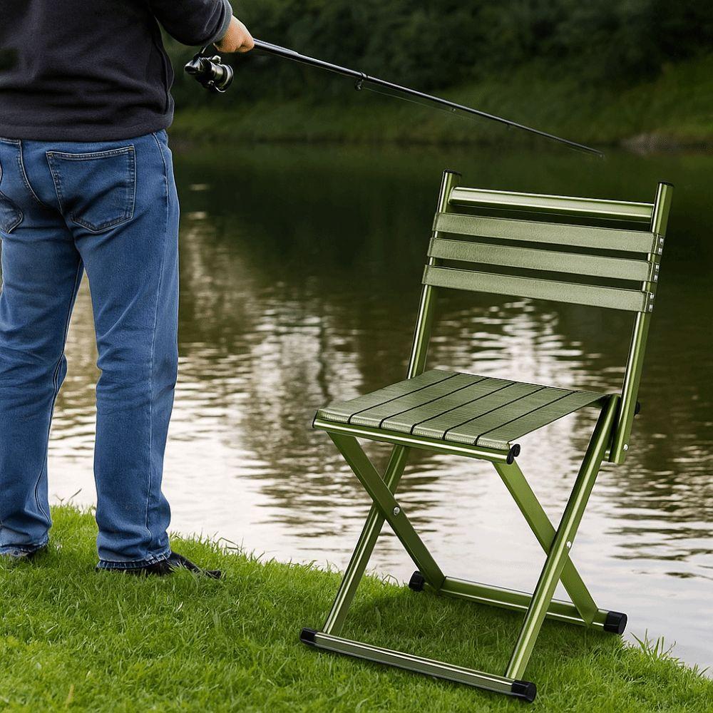 Strong Load-bearing Camping Stool Wear-resistant Patio Seat Portable Folding Chairs  Riding