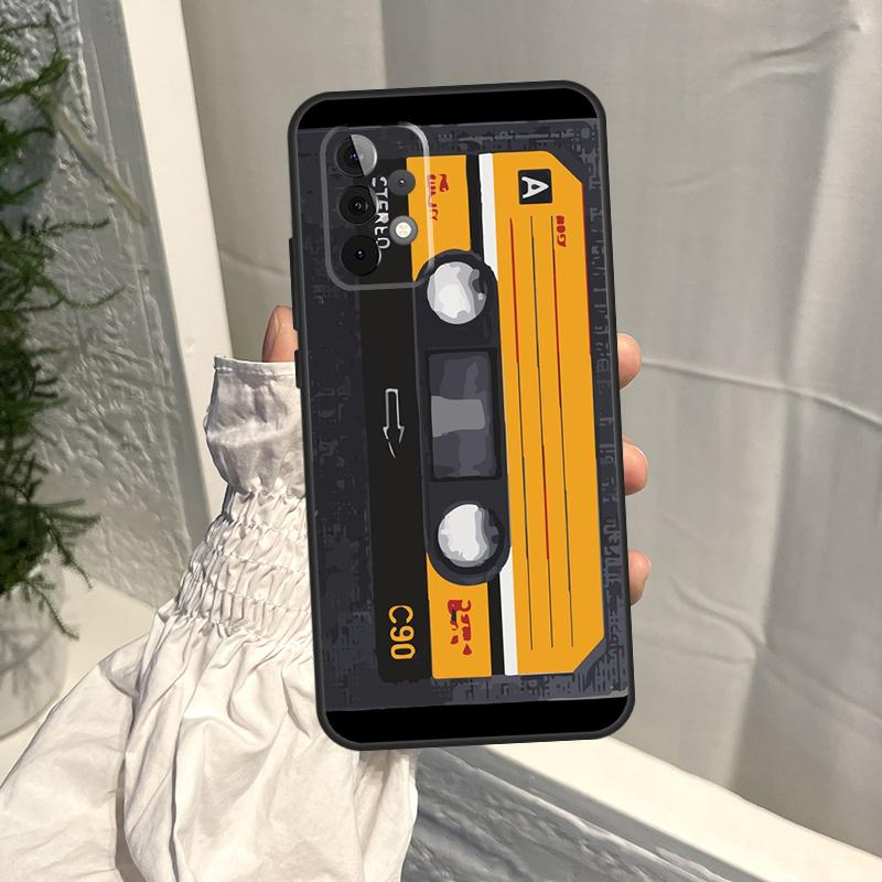 Retro etui na kasetę VHS dla Samsung Galaxy A16 A36 A56 A06 A13 A53 A33 A23 A55 A35 A17 A54 A34 A14 A52 A32 A15