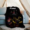 Personalized Custom Name Blanket - Five Nights at Freddy's Print Design,Blanket for Sofa,Bed,Travel,Camping - Soft and Warm, Great Gift