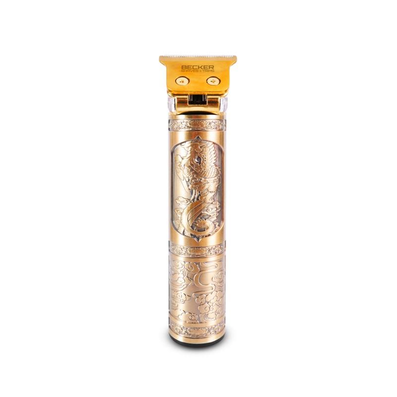 Tondeuse Sans Fil Pour Cheveux Et Barbe Avec Ecran Led Dore Modele Dragon De Becker