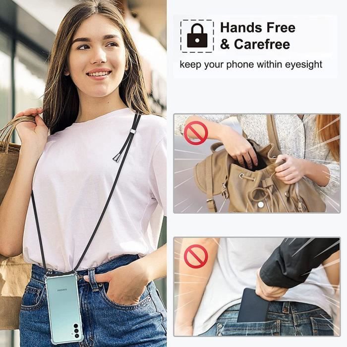 Coque - BOOLING - pour Samsung A13 5G - AntiChoc - Souple - Cordon de Serrage Vert