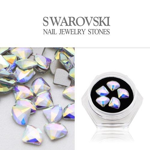 

Fan Crystal AB Nail Art Fancy Stone 5pcs DSJAF-2714-AB