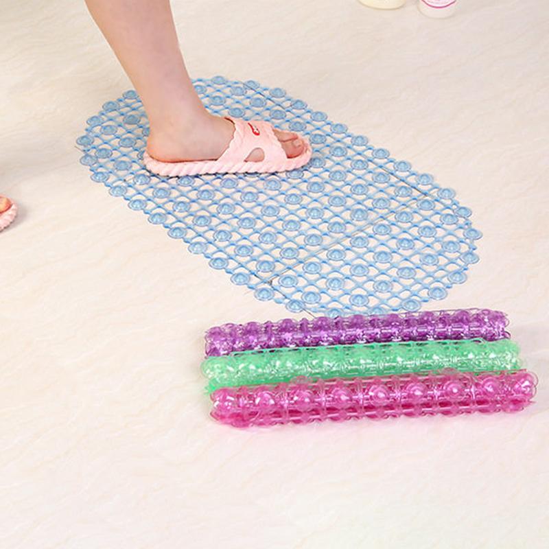 Haushalts-Rutschmatte PVC Badezimmer-Matte mit Massage-Saugnapf Teppich Zubehör