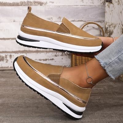 Fashion Women's Casual Sports Sneakers Comfortable Slip On Thick Sole Walking Shoes Woman Lightweight Non Slip Platform Running Shoes