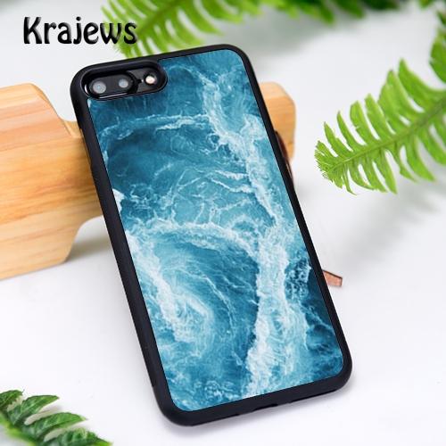 Krajews The waves Ocean water Phone Case For iPhone 17 Air 16 16e 15 14 11 12 13 Pro MAX Plus cover shell coque
