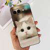 For Google Pixel 9a 9 Pro Phone Case Cool Cartoon Cat Painting Soft Slim Clear TPU Rubber Silicone Back Cover For Google 9 9Pro