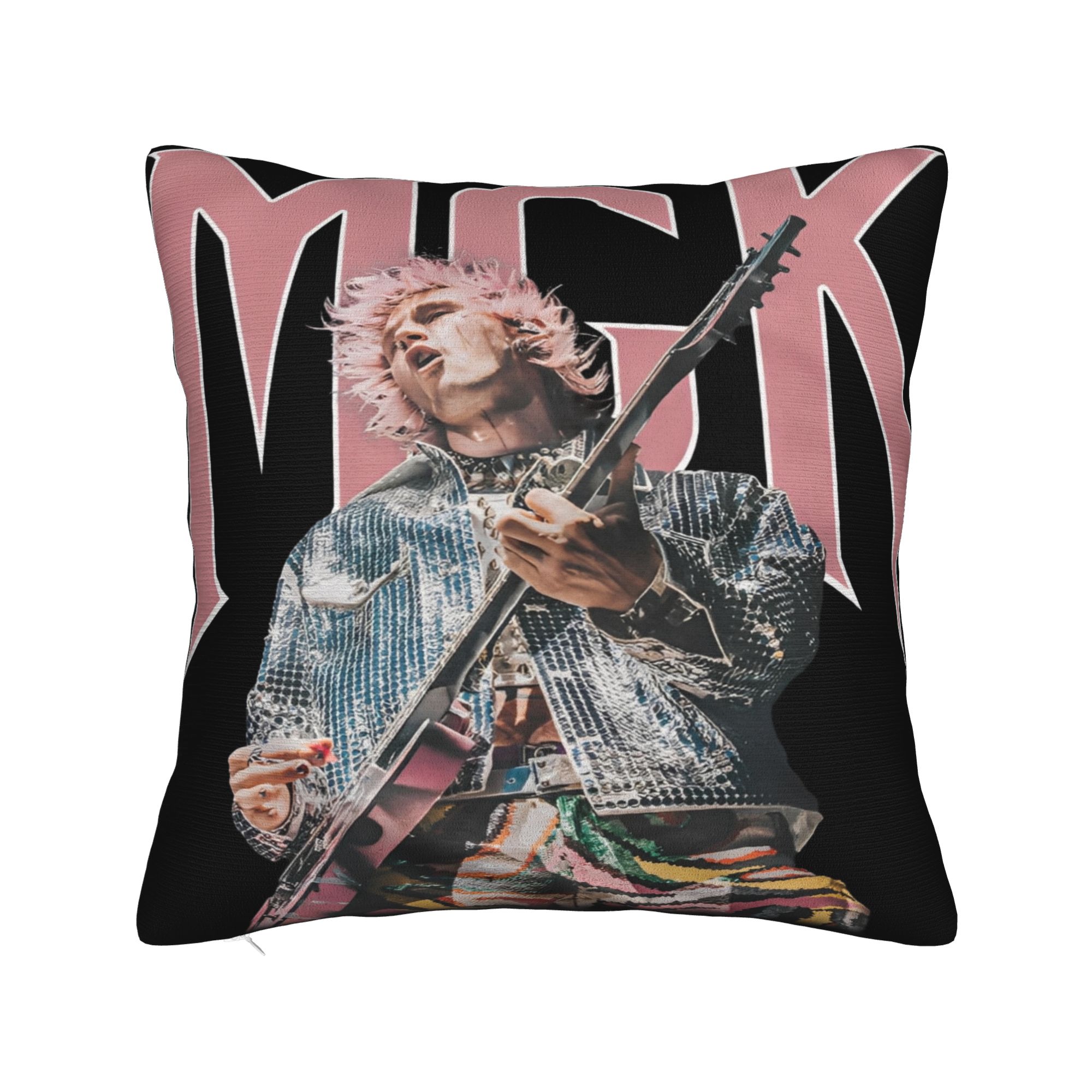 

Bed Decor MGK Lost Americana Rapper 2025 Pillowcase Accessories Pillow Cover Zipper Multiple Sizes 12x12in 30X30cm