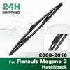 Rear Windshield Wipers Blades,Premium All-Season Wiper Blades Replacement For Renault Megane 3 Hatchback 2008-2016
