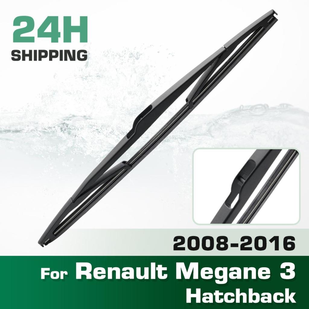 Rear Windshield Wipers Blades,Premium All-Season Wiper Blades Replacement For Renault Megane 3 Hatchback 2008-2016