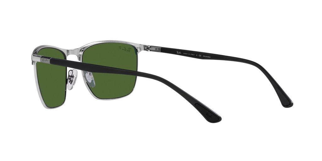 sunglasses RB3686 57 Dark Grey Contrast Enhancement Polarized Lenses Sport Ray-Ban Black/Silver /Chromance/Crystal