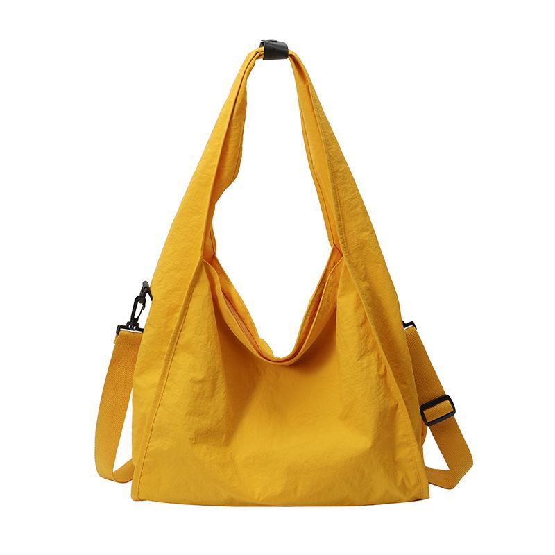 Lazy Wind Dumpling Bag Large Capacity Crossbody Bag Women'S Leisure Sports Shoulder Bag Lightweight Waterproof Oxford Buttot Bag