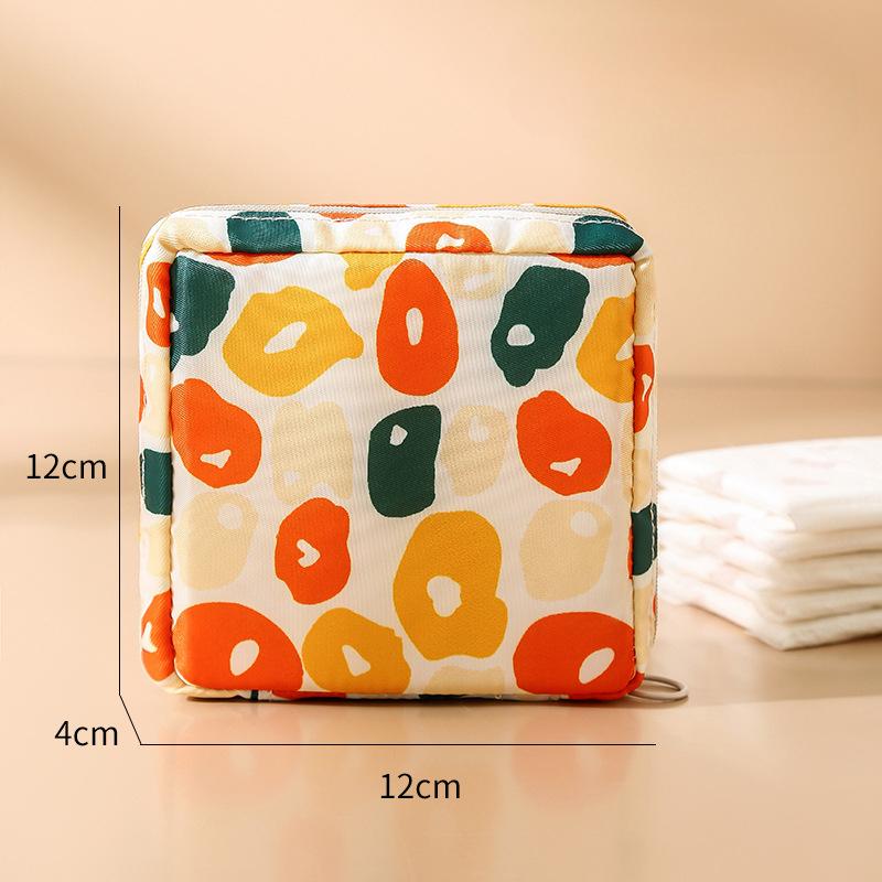 Mini șervețele sanitare, căști de călătorie, geantă de depozitare pentru monede, husă ID Suport card de credit, geantă organizatoare pentru articole de toaletă din desene animate Kawai