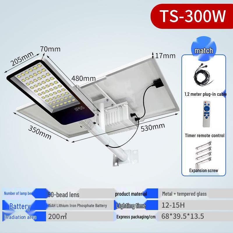 Ultra-Bright Outdoor Solar-Powered Waterproof Courtyard Lamp Wall Installation