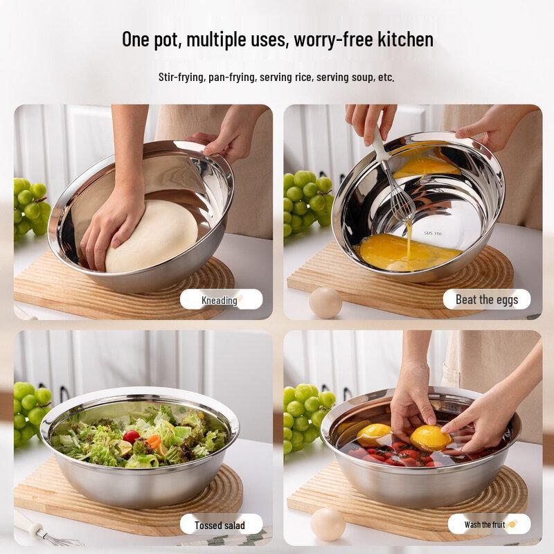 Jinglingxin 316 Stainless Steel Multi-purpose Kitchen Bowl
