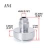 External Thread Straight Male Weld Fitting Adapter AN4-AN20 Weld On Fittting Bung Nut  Car