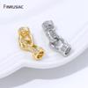 14K Gold Plated Brass Pearl Clasps Connector Fastener For Bracelet,Closure Lock Clasps For DIY Jewelry Making Findings Supplies