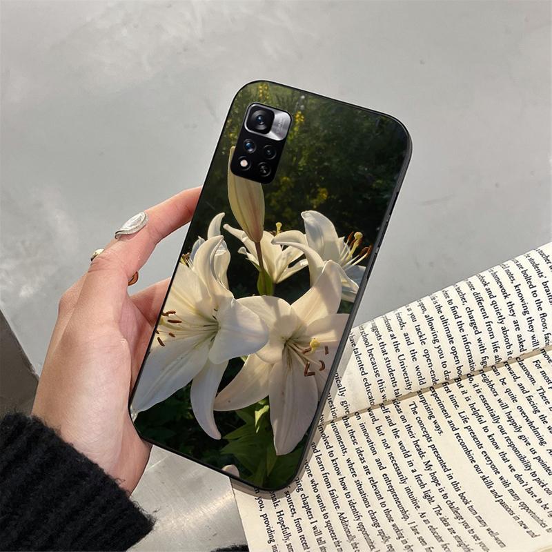Phone Case For Xiaomi Poco C71 15T 14T Pro Redmi Note 15 14 14 13 Pro Redmi A5 15C 13C Oil Painting Lily Flower