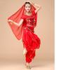 Costume da Danza del Ventre Femminile Primavera ed Estate Costume da Danza Indiana Costume da Esibizione Costume da Esibizione sul Palco Costume da Allenamento per Adulti Femminile Rotante