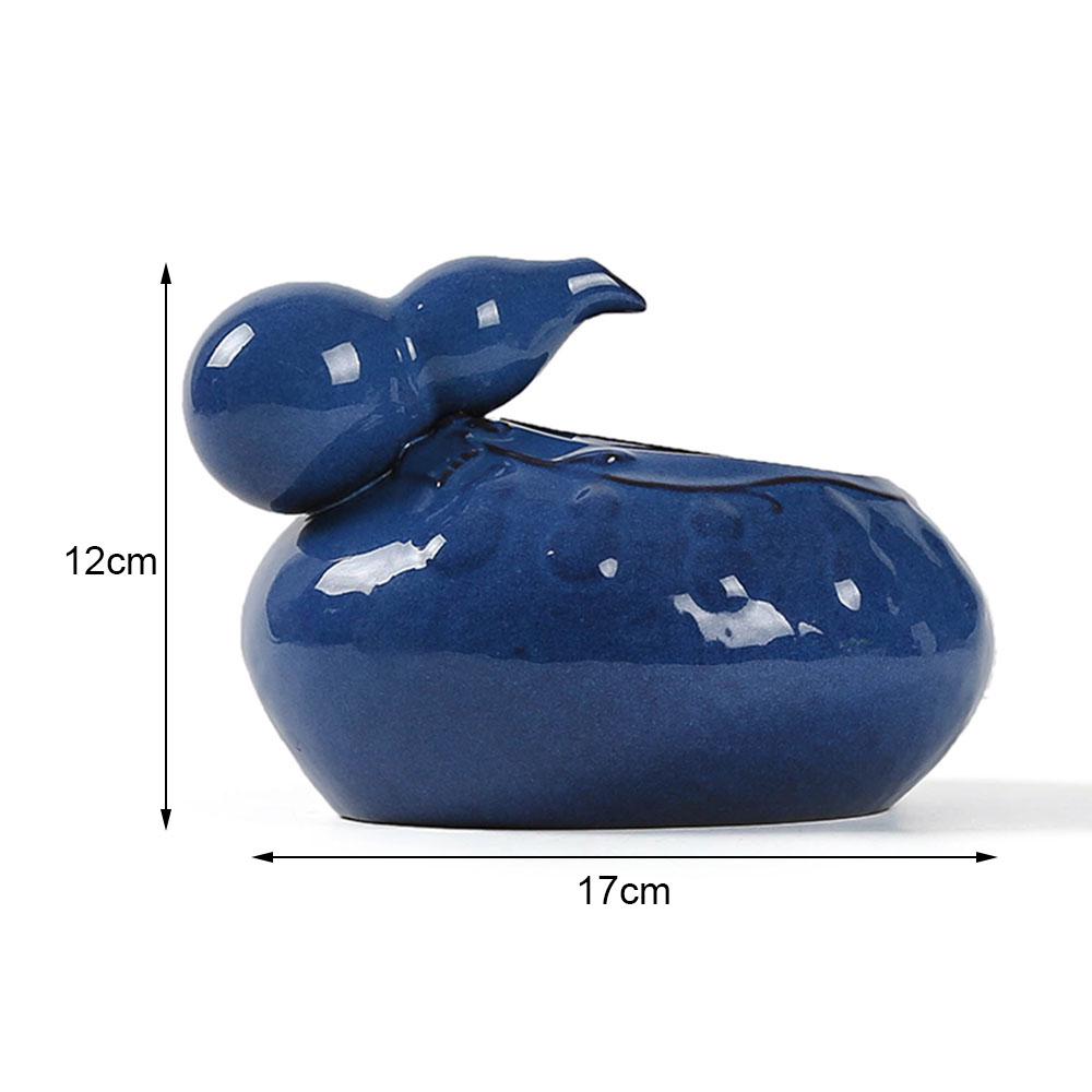 Pet Water Fountain 500ml Ceramic Gourd Shape Cat Water Dispenser with Noise Reduction Pump