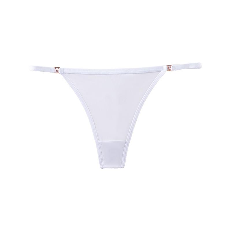 Sexy thong, pure desire wind low-rise t-pants, comfortable and breathable ice silk seamless women's underwear