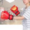 1 Pair Kids Children PU Kick Boxing Gloves Karate Muay Thai Guantes Sanda Training Equipmentred for children
