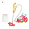 Vacuum Cleaner Toy Exquisite Pretend Play Plastic Boys Girls Electric Cleaning Toy with Light Birthday Gift
