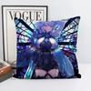 1Pc Game Anime Genshin Impact Eula Lawrence Pillow Case Square Pillow Cushion Cover Bedroom Sofa Room Decoration Casual