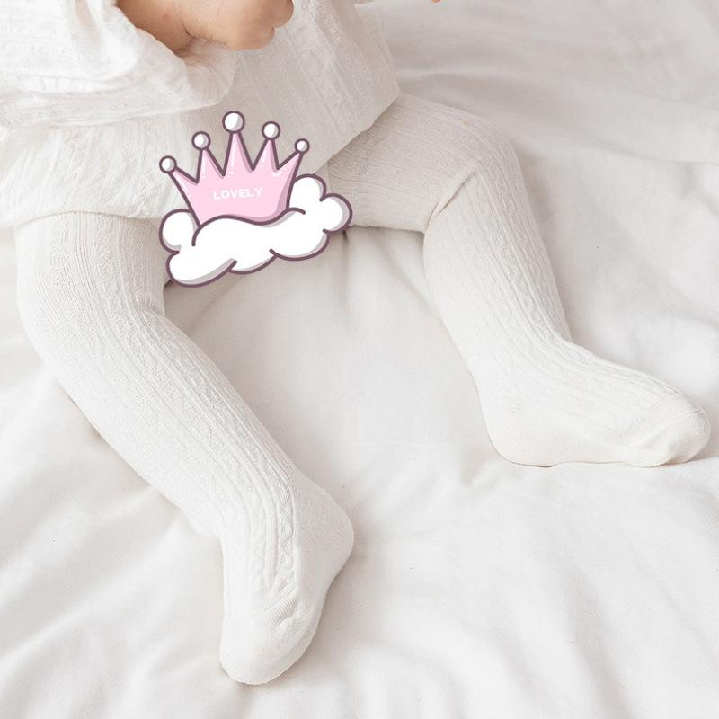 Chic Simplicity Kids Girl Pantyhose Fashion Solid Color Korean Legging Stocking for Children Autumn Spring Thicken Cotton Tights