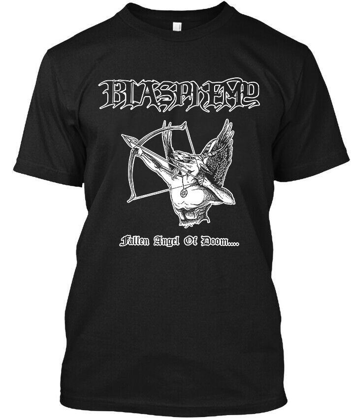 New! Popular Blasphemy Fallen Angel of Doom Canada War Death Music T-Shirt S-4XL XXL