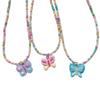 Beaded Butterfly Necklace for Women - Light Luxury, Niche Design, Delicate Collar Chain, Sweet and Cool Neck Chain