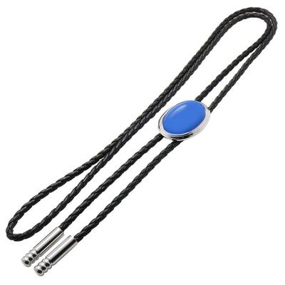 Blue Agate Stone Loop Tie Made In Japan Necklace Polar Tie Polo Tie Bolo Tie Lt-ba