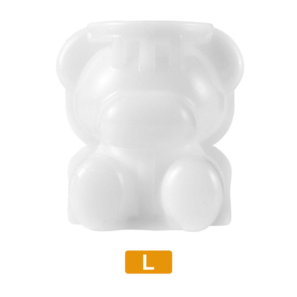 3D Cartoon Bear Silicone Ice Cube Mold Chocolate Cake Mould Tray Ice Cream Whiskey Wine Cocktail DIY Silicone Mold Kitchen Tools
