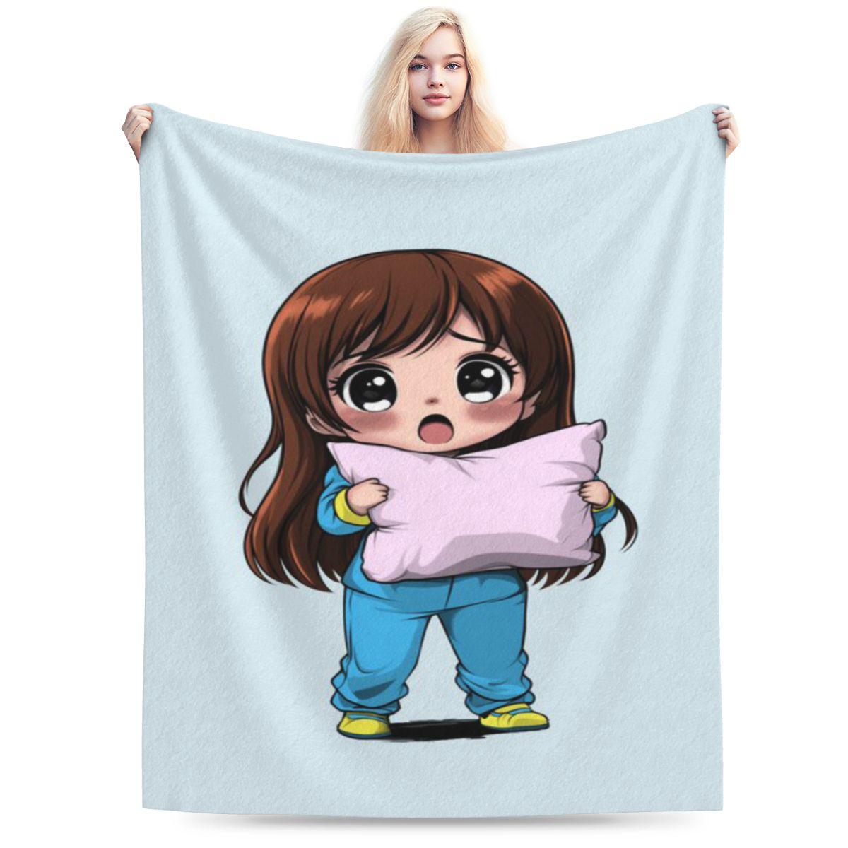 

Cute LightSkinned Kids Illustration Boys Girls Art For All Ages Custom Warm Party An UltraSoft Micro Fleece Blanket 75x100cm 30x40in