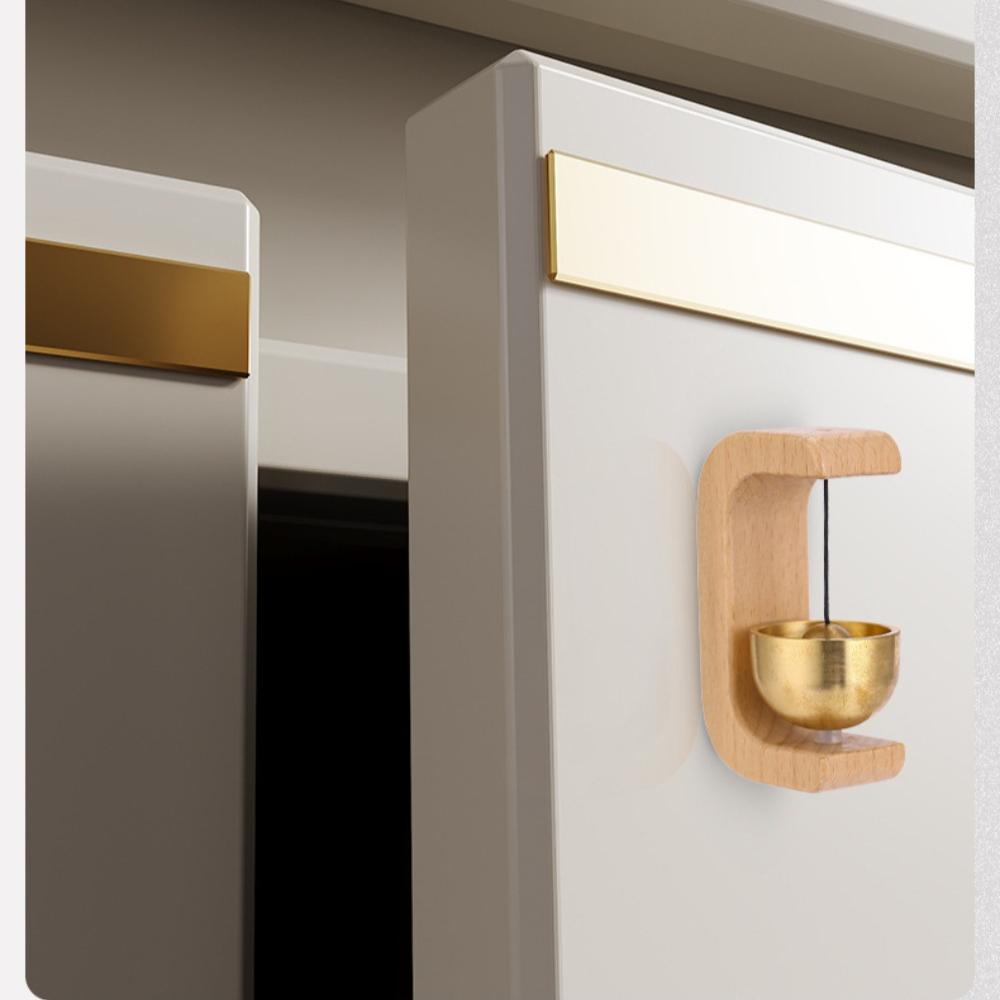 Dopamine Wind-bell Magnetic Inhalation Home Wind-bell Beech Car Into The Door To Remind The Bell Copper Bell Walnut Copper Ornam