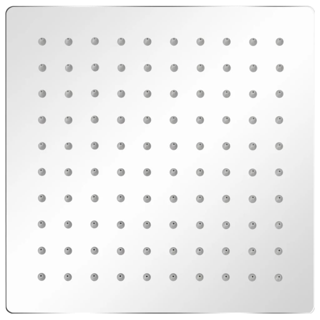 Vidaxl Deszczownica Ze Stali Nierdzewnej, 20X20 Cm, Kwardratowa