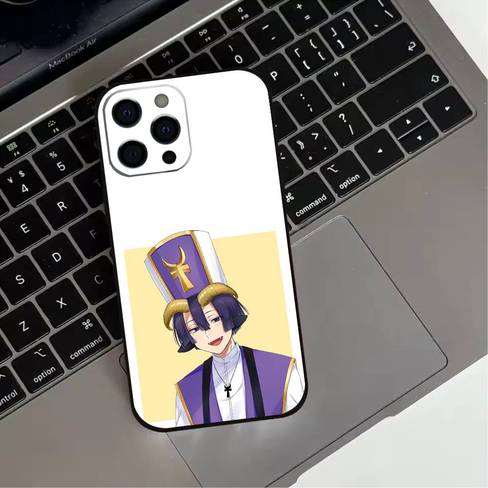 S-Sleepy Demon C-Castle  Phone Case For iPhone 17,16,15,14,13,12,11 Plus,Pro Max,XS,Soft Silicone Black Cover