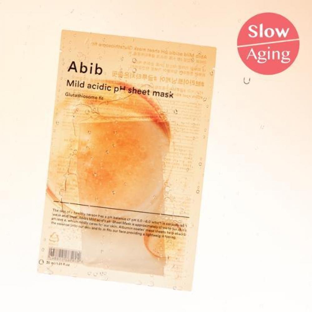 

Abib [очистить пятна] Abib Mildly Adic Ph Sheet Mask Glutathione Some Fit 1 Sheet