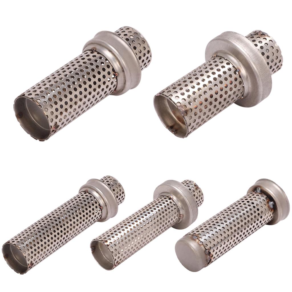 Tubo di Scarico in Acciaio Inossidabile Adattamento Universale Tubo di Scarico per Moto Riduzione del Rumore DB Insert per Moto Scooter